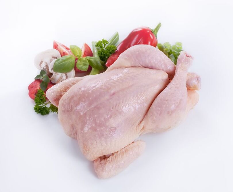 في اليوم الثالث من النظام الغذائي المكون من ستة فصوص ، يمكنك تناول عدد غير محدود من الدجاج. 