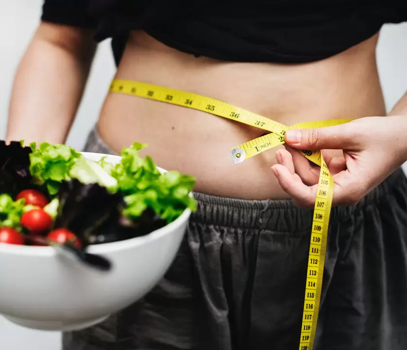 قياس الخصر خلال شهر من فقدان الوزن